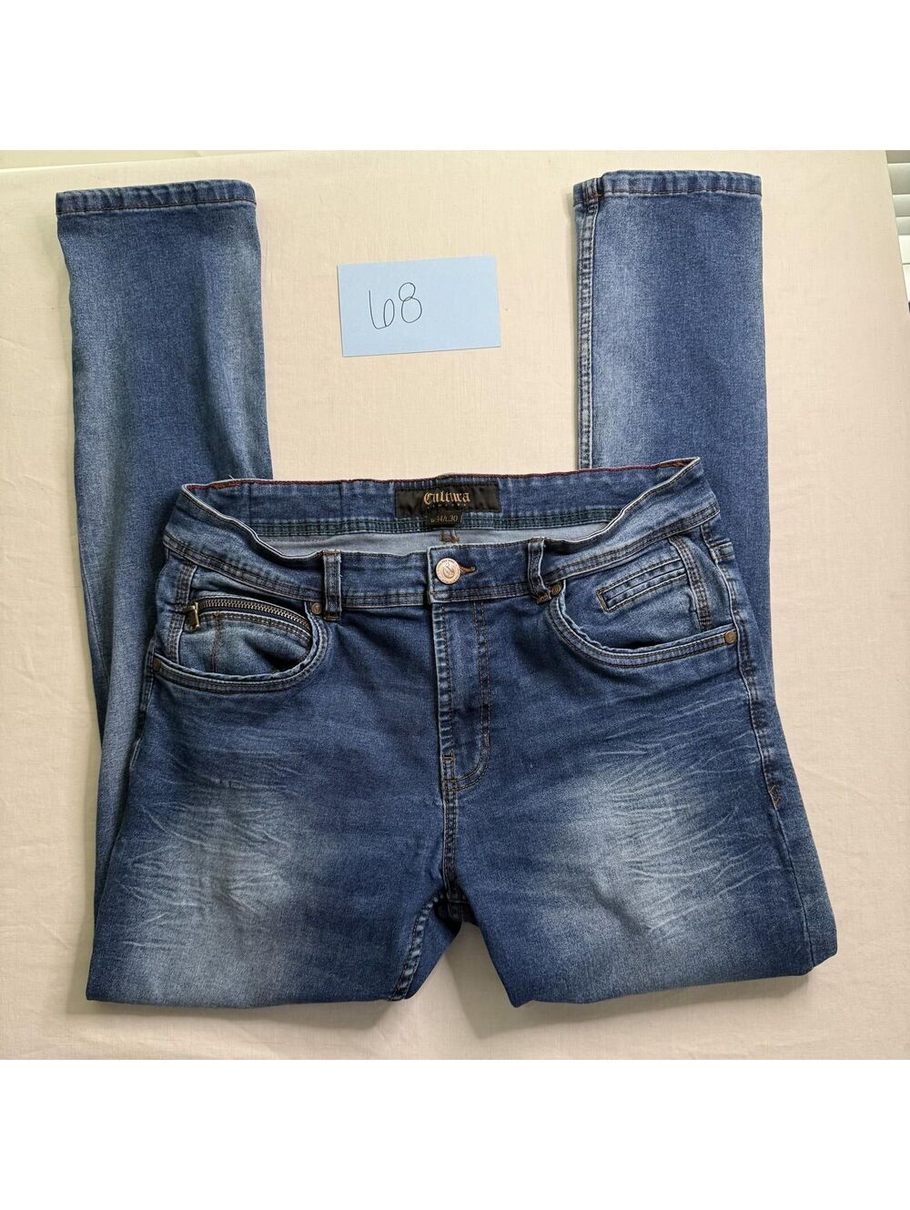 Cultura New York Blue Denim Jeans W34 L30